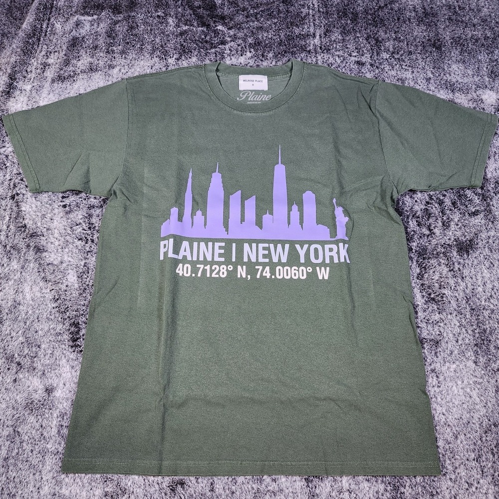 NWOT Melrose Plaine Brand New York Sz M Unisex Tshirt Los Angeles Streetwear